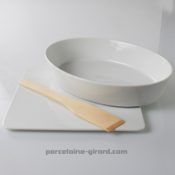 Dessous de plat porcelaine SL5.5 - Sous plat boule porcelaine blanche